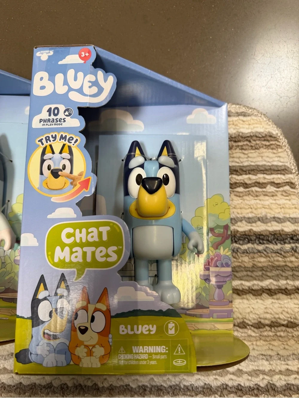 Bluey Chat Mates Talking Figures Set of 3 – Bluey Bingo Muffin NEW